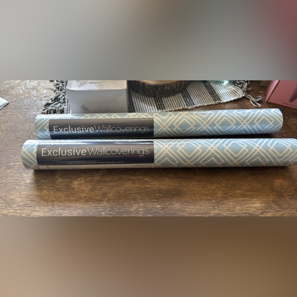 Light Blue Geometric Wallpaper